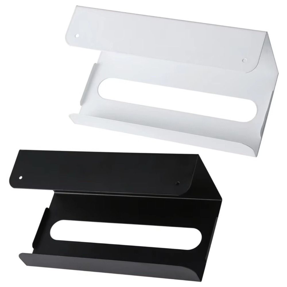 Moisture-proof Hanging Tissue Holder Punch-Free Paper Towel Rack  Kitchen Cabinet Doors