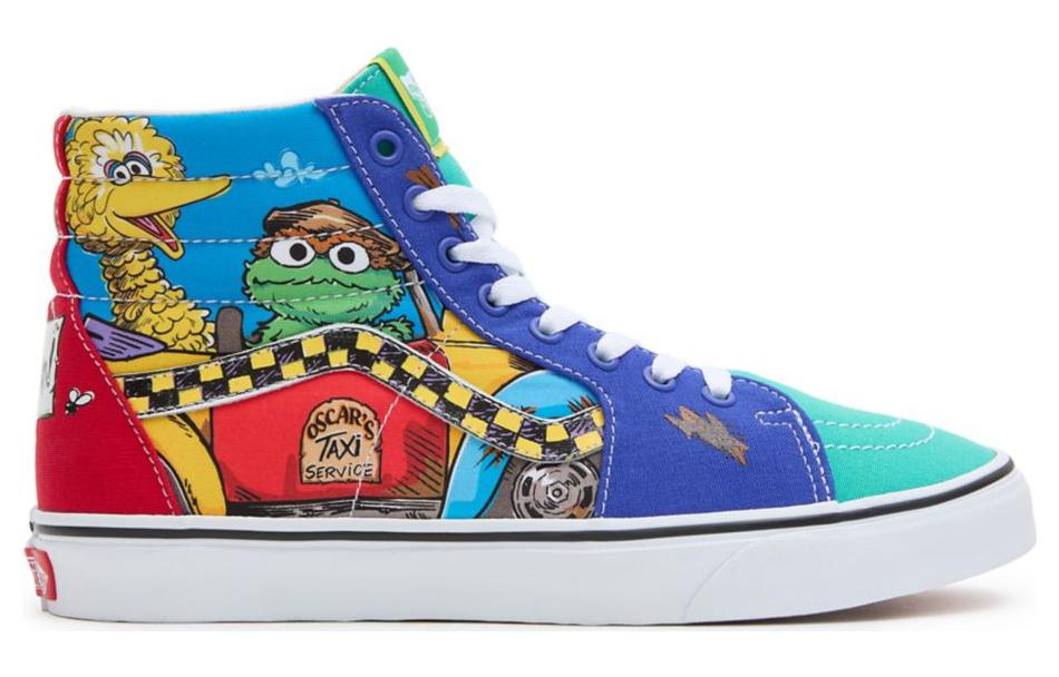 Sk8 Calle Sésamo x Vans-Hi 'Servicio de Taxis de Óscar' VN000D5IBMB