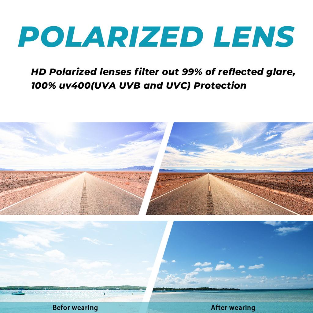 MAXJULI Aviator Sunglasses for Big Heads Men Women Fashion UV Protection 8123