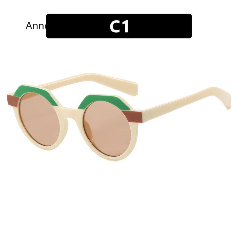 Oversized Round Vintage Sunglasses Women For Men Luxury Designer Sun Glasses Popular Outdoor Big Frame Punk Eyewear UV400