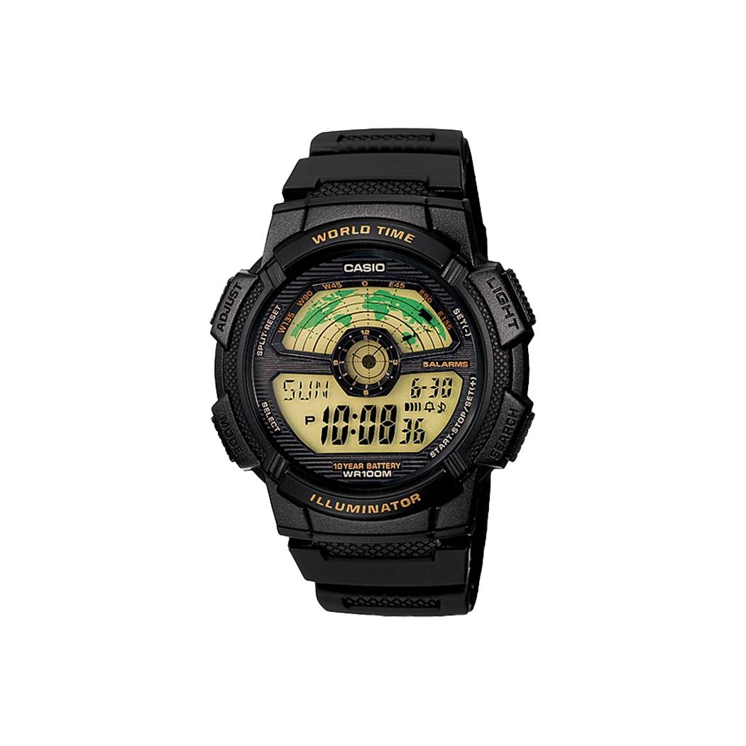 

CASIO Men YOUTH Black Watch AE-1100W-1BV AE-1100W-1BV Black Dial