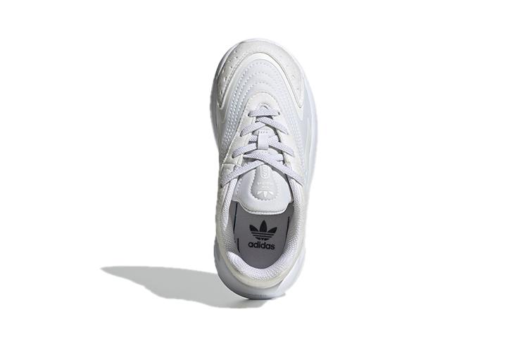 adidas Originals Ozelia El C Abrasion Resistant Low Top Casual Shoes White Children Aged 3 7 Years Old H04743