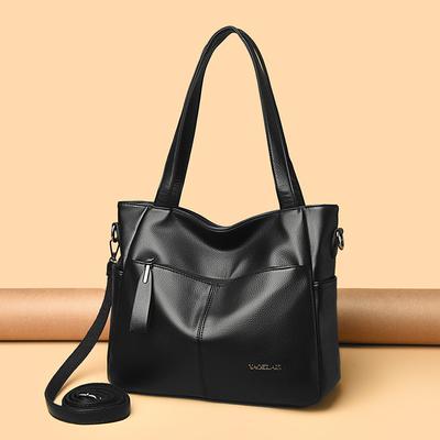 Borsa Tote per Signore di Mezza Età e Anziane - Grande Capacità, Borsa a Spalla Singola o Tracolla