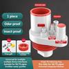Kitchen Pipe Drainpipe Connector Five-in-One Dishwasher Sink Sewer Odor-Proof Insec Joint Water Purifier Front Filter Connector