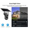 8MP 4K WiFi Wireless Solar Lens Dual Display 4G SIM IP CCTV Camera Motion Detection PTZ Security Protection Monitor