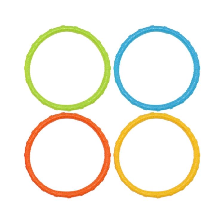 4Pcs/set Pool Water Toy For Boys and Girls Underwater Play and Diving Training Kids Diving Toy Underwater Diving Rings