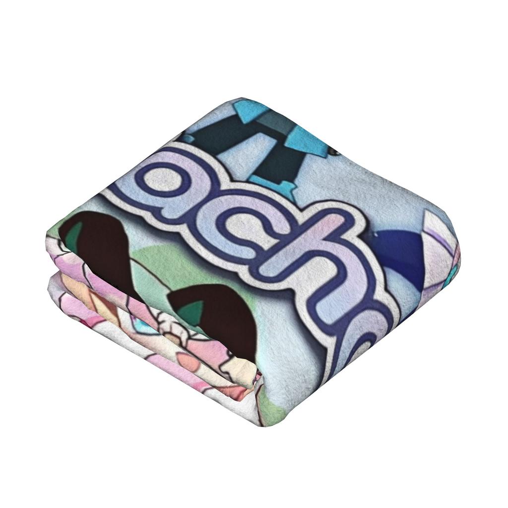 Gacha Life Club Girls Dolls Blanket Flannel Printed Game Anime Breathable Lightweight Throw Blankets for Bedding