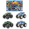 Hot Wheels Monster Truck 1:64 2-Pack Assorted Vehicle Toys, Mini Cars, Set of 8 (2 Cars Per Pack), Boxed, Ages 3+, Multi-Purpose, 986R-FYJ64