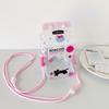 Cartoon Milk Carton Transparent Doll Stroller Bag - Cute Plush Cotton Display Storage