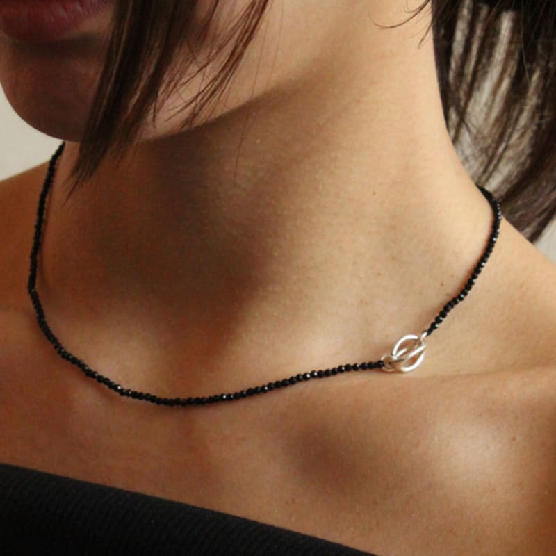 

post sun bon Little onyx necklace free