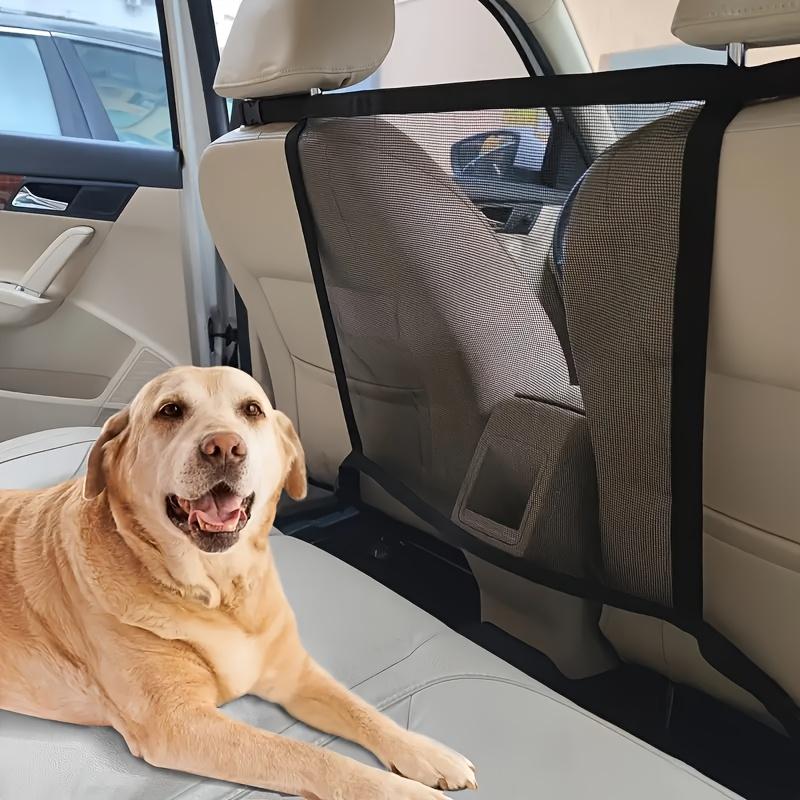 Adjustable Pet Isolation Net Car Rear Blocking Net Belt Press Lock Buckle Safe Odorless Child Safety Fence Interior Accessories