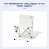 Miniature Camp Stool Foldable Design Foldable Four-Leggedleg Stool Lightweight Stable Cross-Braced Frame For Anglers Hikers