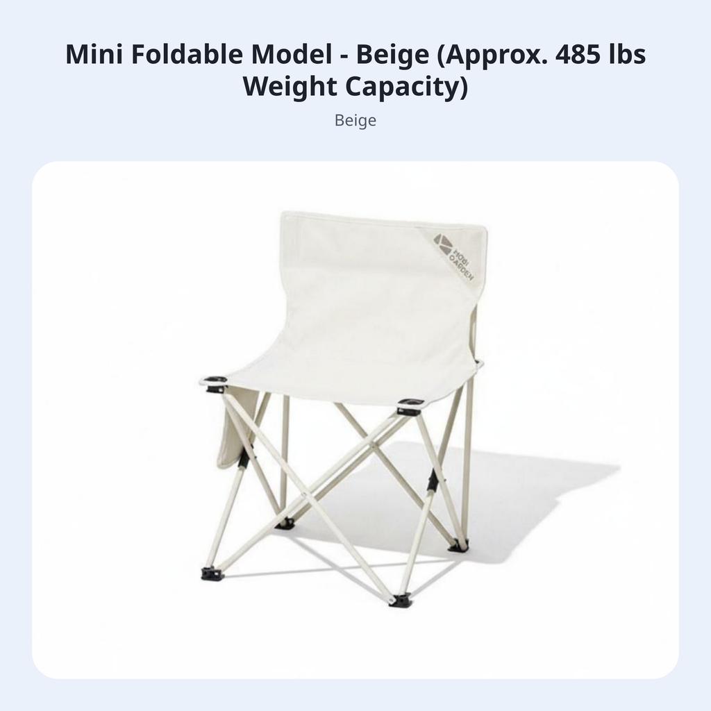 Miniature Camp Stool Foldable Design Foldable Four-Leggedleg Stool Lightweight Stable Cross-Braced Frame For Anglers Hikers