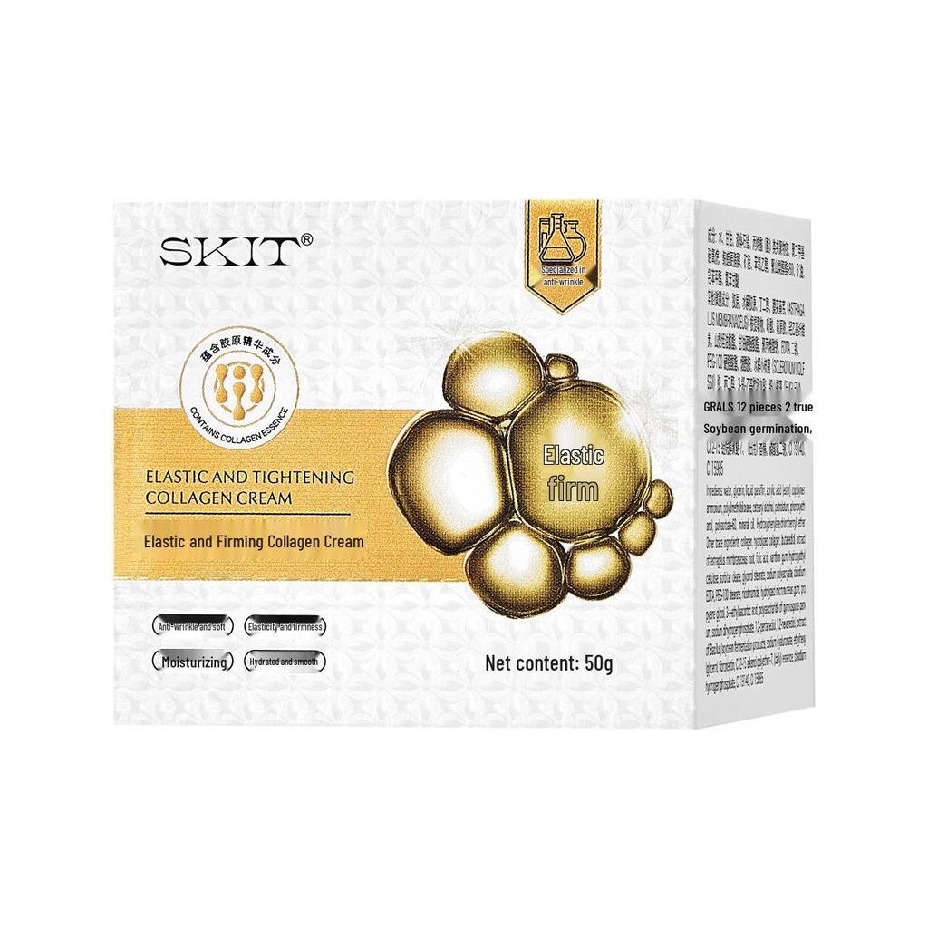 SKIT Collagen Face Cream: Tightens, Firms, Hydrates, Moisturizes, Reduces Fine Lines, Anti-Aging Formula.