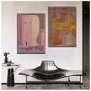 Scandinavian Abstract Wall Art Paul Klee Pink Brown Modern Canvas Oil Painting Poster Print Home Bedroom Living Room Decoration