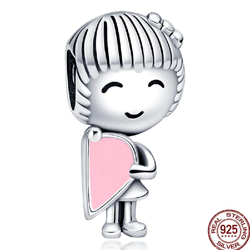 Copper Character Series Sports Cute Boys And Girls Charm Beads Suitable For 3Mm Original Bracelet Diy Jewelry