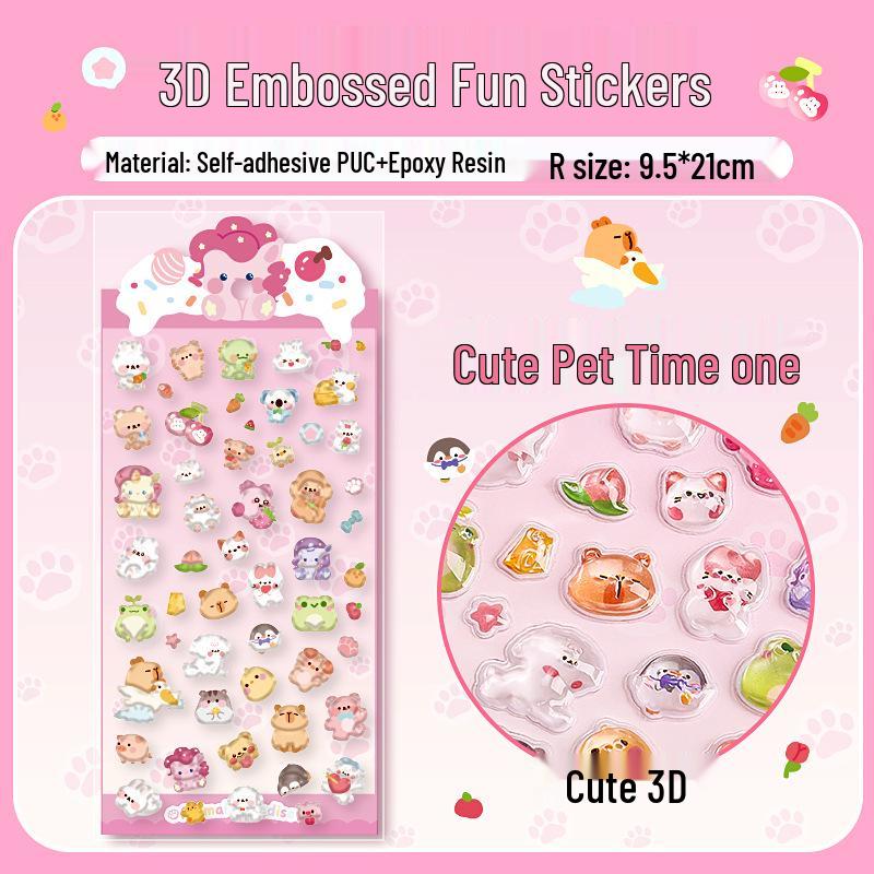 

Объемные 3D мультяшные наклейки для детей - Веселые самоклеящиеся DIY украшения для чехлов телефонов