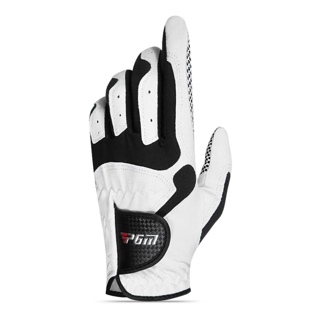 SunGoddy Golf Glove for Left 1 Comfortable Golf Ball Velcro 3D Size 23 Men, Hand, Piece, Non-Slip, Soft, Fabric, Fit, Holder, Closure, Cut,
