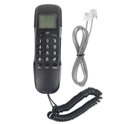 Mini Wall Telephone Home Office Hotel Incoming Caller ID LCD Display Landline Phone