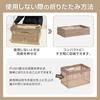 Tenma Foldable Storage Box with Handle, Fully Assembled, Medium Size. A Foldable Container with a Design That Blends Seamlessly Into Any Room. Perfect