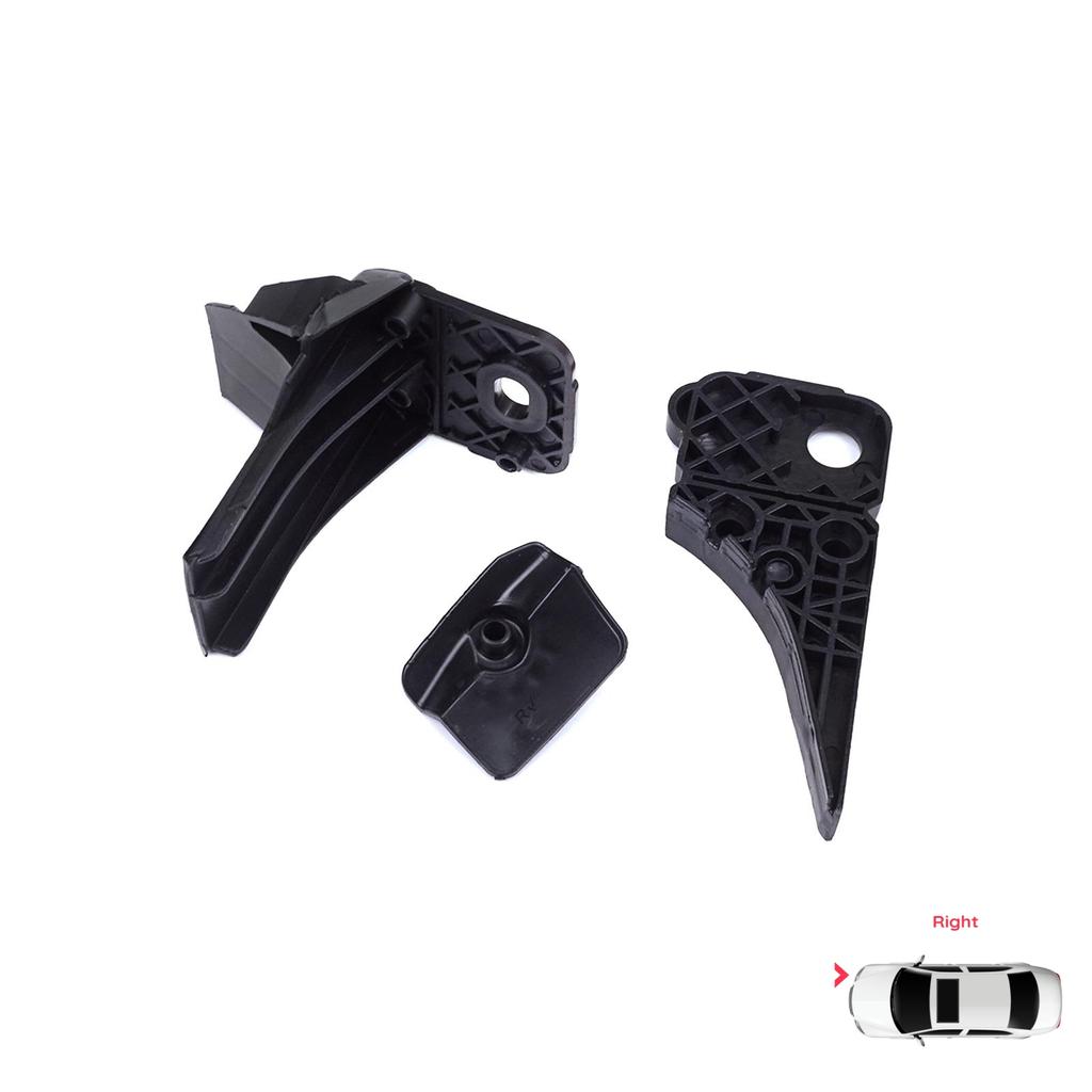 BHL585-2 Suport faruri Suport de reparare Set de fileuri pe partea dreaptă pentru Ford Focus MK4 C519 HN HM HP 2018-On JX7B13W029CE