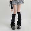 Autumn Winter Japanese Style Knitted Hot Girl Leg Warmers Cuffed Ripped Y2K Subculture Cute Versatile Leg Flared Mouth