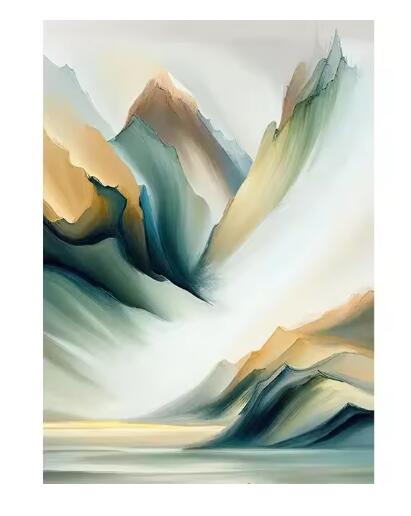 modern Abstract Art Landscape Colorful Flowers Posters Wall Art Canvas Painting Prints Pictures Living Room Interior Home Decor