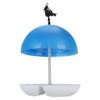 Bird Feeder ABS Mushroom Shape Rain Proof Dome Top Bird Feeder Tray for Outdoor Garden