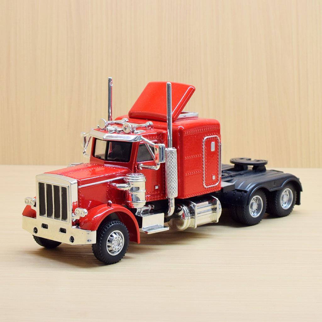 Alloy Semi-Truck Model Toy – American Box Container Truck