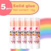 Wqn-2/5pcs Multi-color Solid Adhesive 15g Strong Solid Quick-drying Methanol-free Diy Art Tools And School Office Supplies
