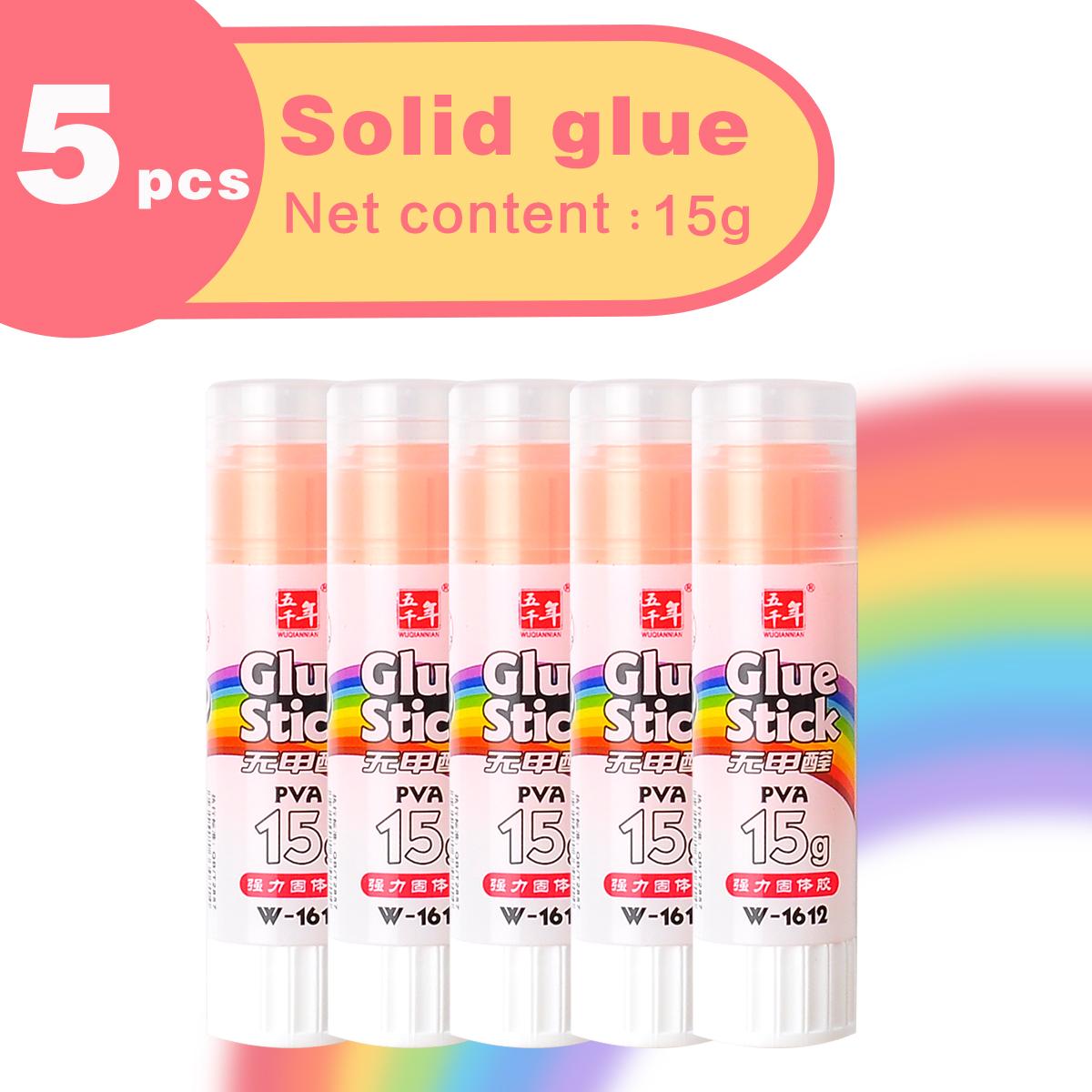 

Wqn-2/5pcs Multi-color Solid Adhesive 15g Strong Solid Quick-drying Methanol-free Diy Art Tools And School Office Supplies 15g