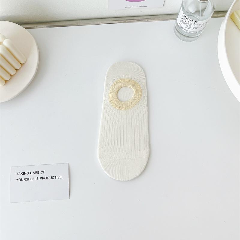 Socken Farbblock-Bootssocken Flachmund Unsichtbare Socken Sind Rutschfest Und Fallen Nicht Ab Mit Sommer Dünne Baumwolle Nahtlose Unsichtbare Socken