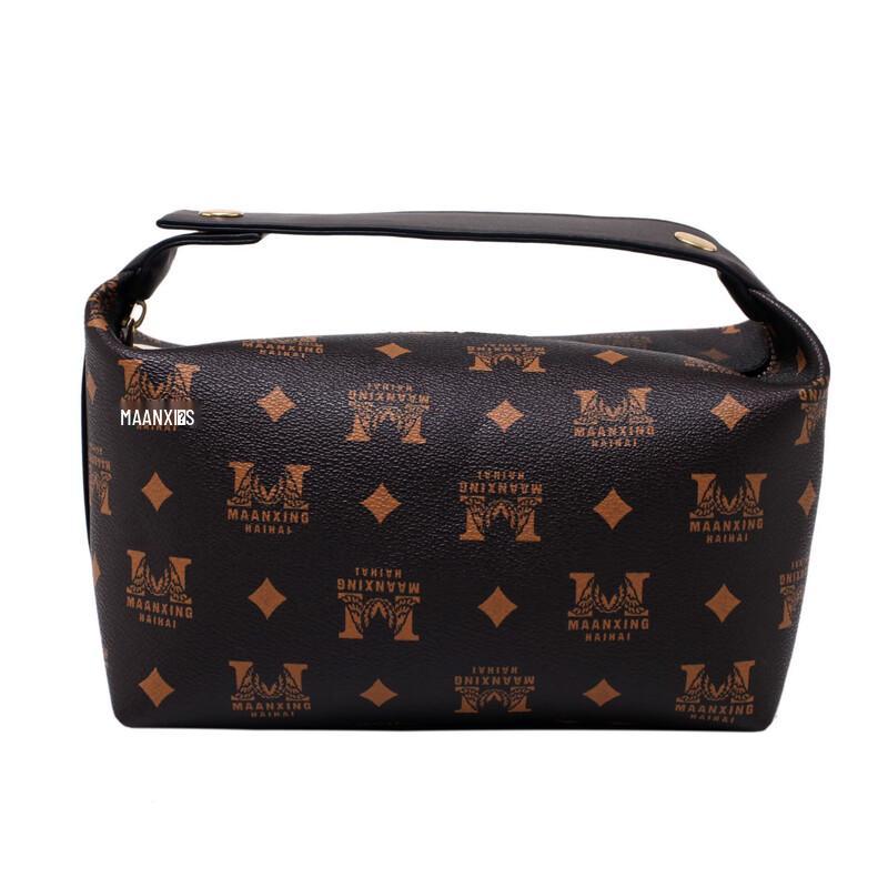 Aiyijiu Xujiu Retro Print Travel Cosmetic Bag M