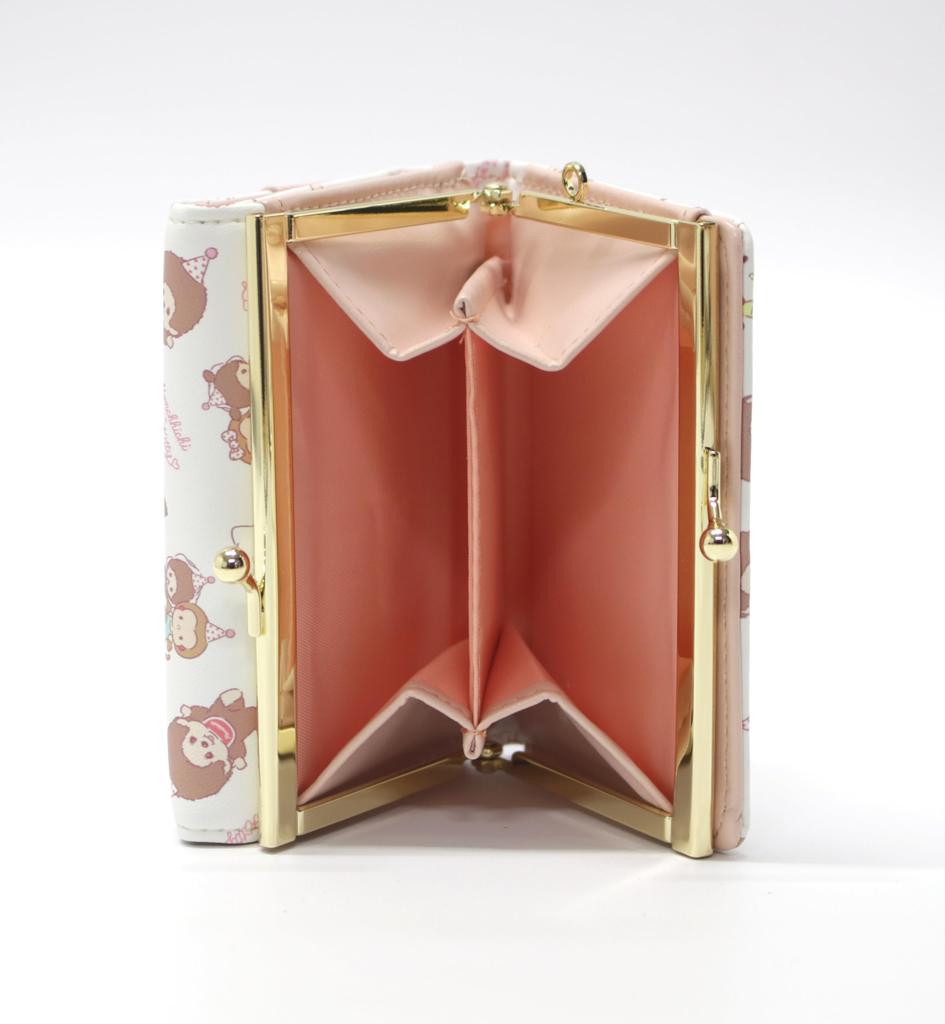 Aldi Monchhichi x Hello Kitty Clasp Wallet, Pink, MC1-2PK