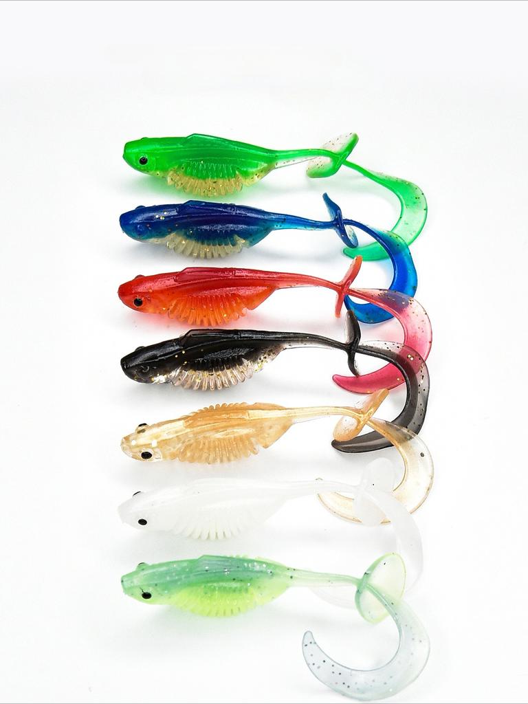 Soft Fishing Lure Ideal for Catching Pike and Zander, Featuring a 60-millimeter Body with Lifelike Swimming Action To Attract Predatory Fish Easily