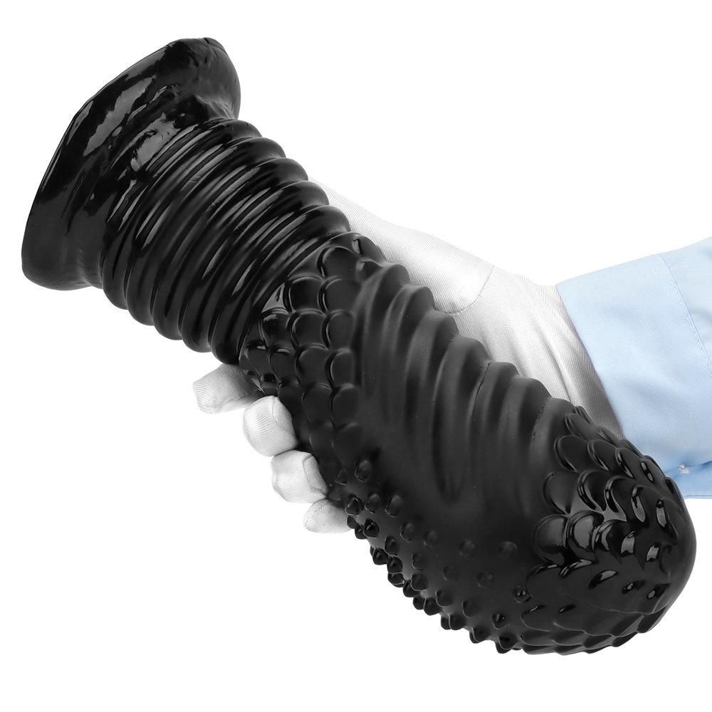 9.5cm Giant Textured Anal Plug – Extra Large, Super Wide Stretching Butt Plug for Fisting, Extreme Anal Expansion (Men & Women)