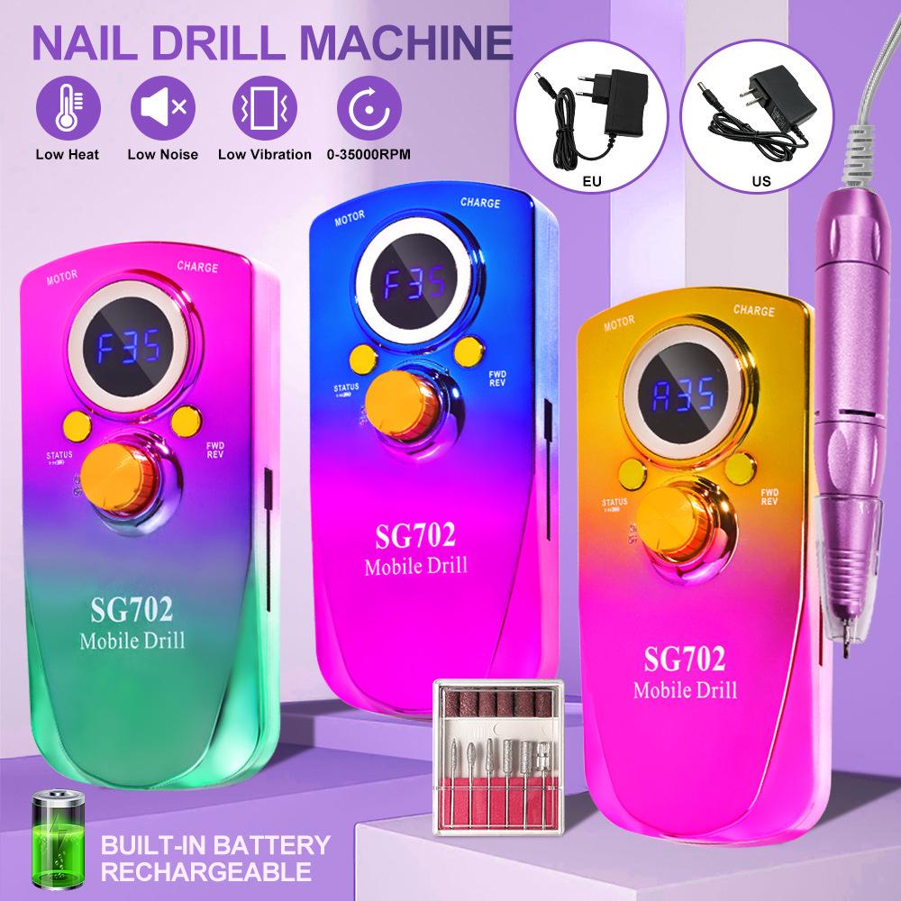 

High-Power 35,000 RPM Portable Electric Nail Drill Set