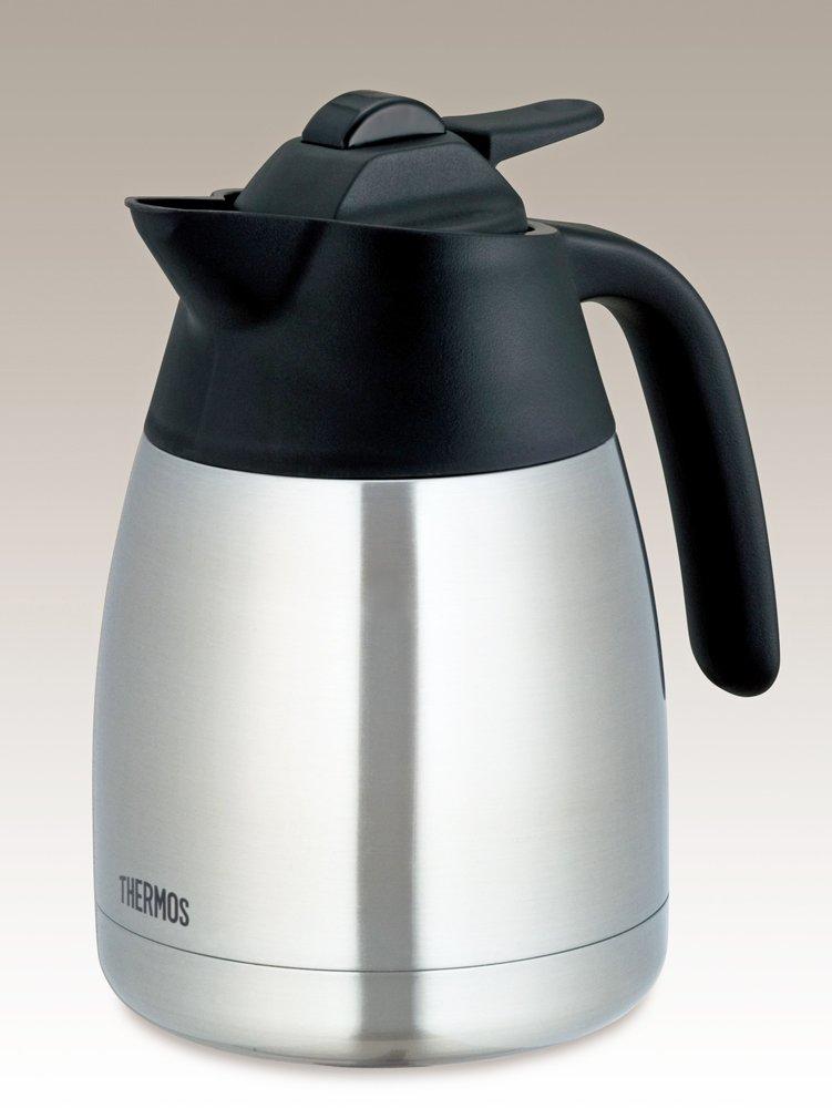 Thermos Vacuum Insulated Coffee Maker, 1L, Clear Stainless Steel, ECE-1001 CS