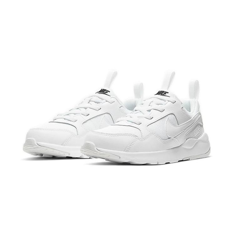 Nike Pegasus '92 Zoom Lite Slip Resistant Cushioning Low Top Kids' Running Shoes Pure White Children Aged 3 7 Years Old CK4078-100