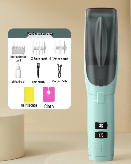 Silent Automatic Hair Suction Baby Hair Trimmer - Household Electric Clipper