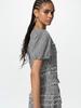 Shirred Volume Sleeve T-shirt