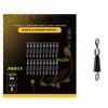 20Pcs Feeder Swivels Professional Fast Change Snaps Swivels Fishing Tackle Fast Link Connector Fishing Essential