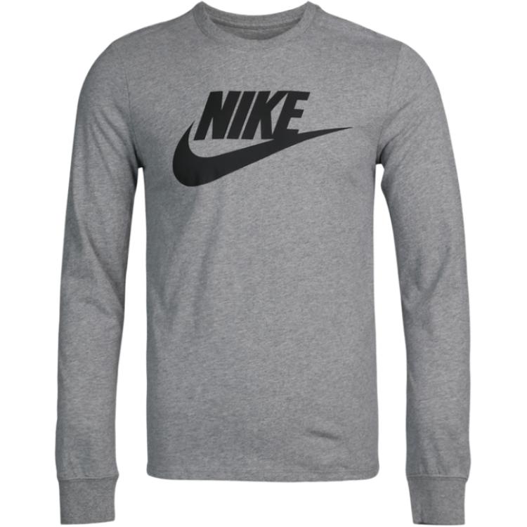 Nike Icon Tee Futura Lsy Crew Neck Pullover Windproof Long Sleeve T-Shirt Men Tops 708467-063