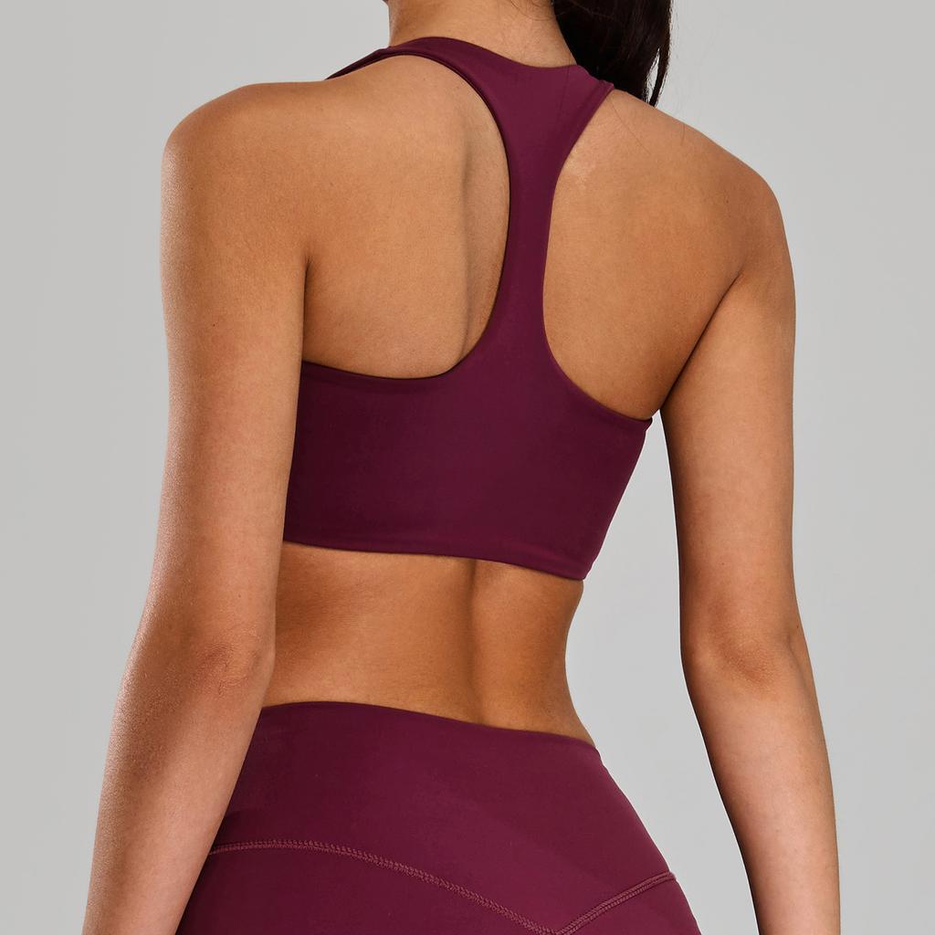 Naked High-Intensity Sports Bra For Women, Running Speed Drying Fitness Yoga Suit, Gathering Shock-Absorbing Yoga Bra