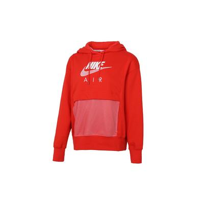 Sweatshirts Women's Red Hooded Moderate Other CZ8621-675