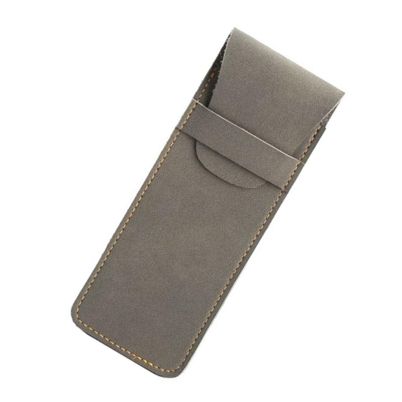 Pencil Box Simple Pencil Bag Leather Pen Case Retro Pencil Case Pen Bag