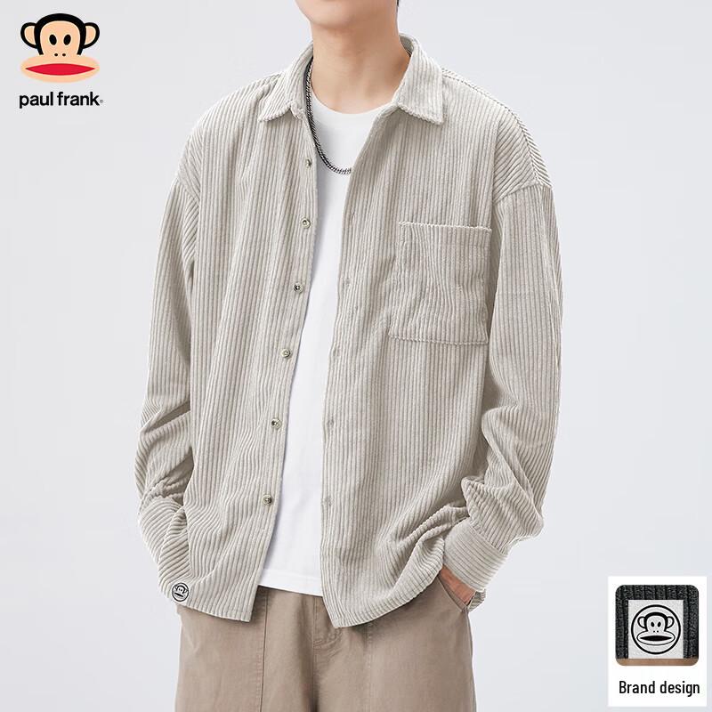 Paul Frank Men's Casual American Style Long-Sleeve Shirt