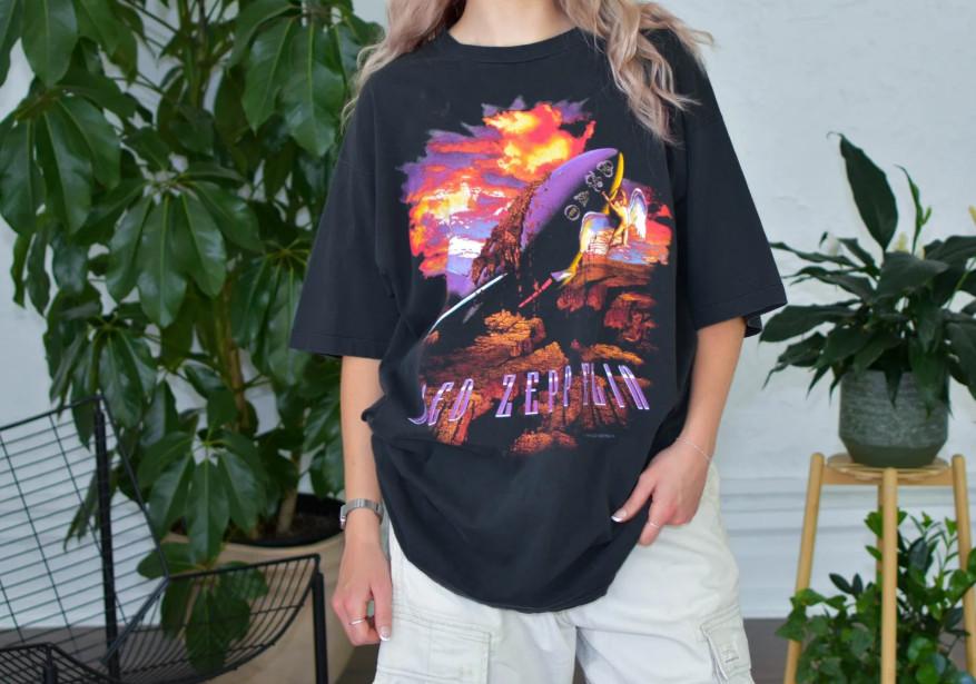 Vintage 1994 Led Zeppelin Graphic T-shirt size S-5XL XXL