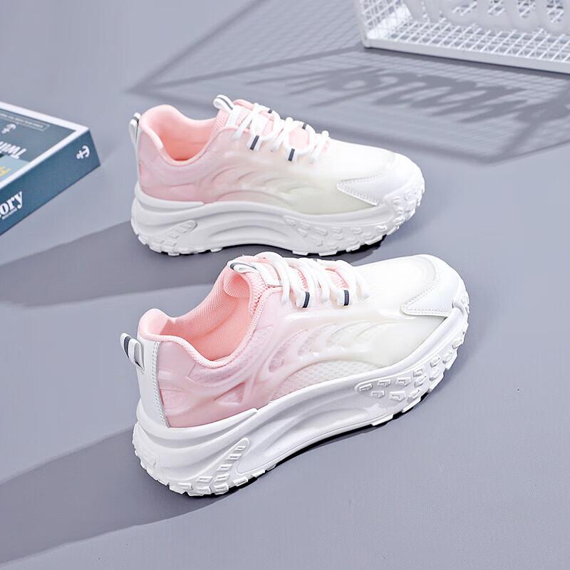 Sneakers women's 2025 new summer junior high school students' high school entrance examination sports special running shoes shock absorption ultra-li