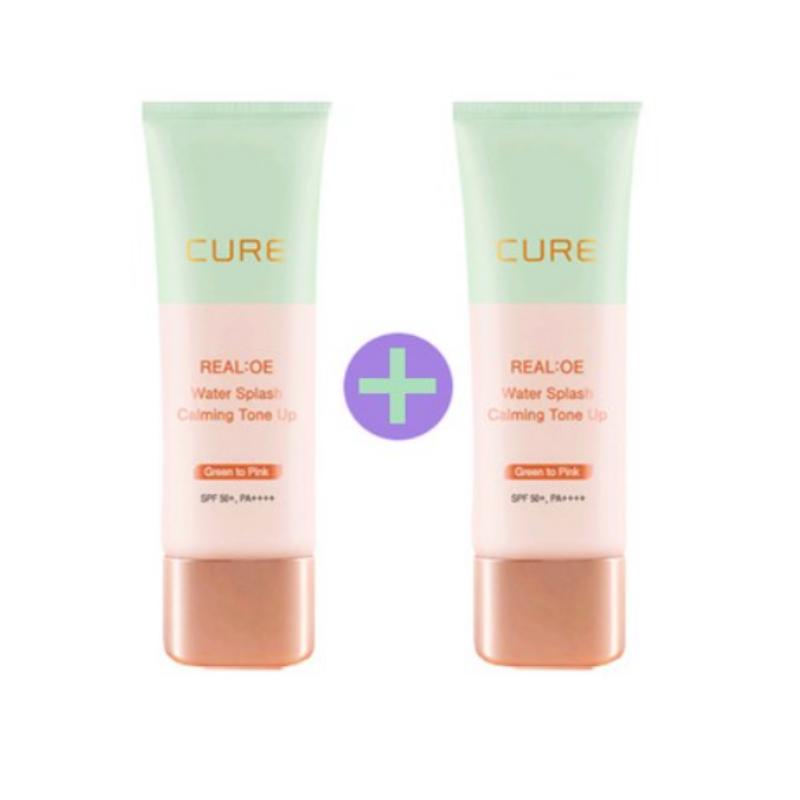 Kim Jung Moon Aloe La Sense Cure Real Aloe Water Splash Calming Tone-Up Sunscreen SPF50+ PA++++ 40g x 2 40g x 2